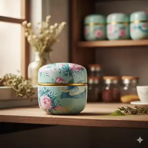 Airtight Stackable Kitchen Storage Containers for Coffee Tea Spices Herbs Food - Odor Proof, Moisture Lock, Portable for Home Camping Travel