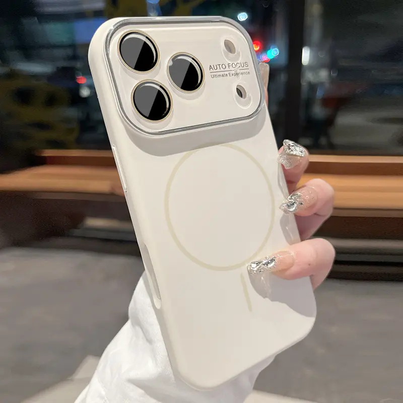 Must-Have Magnetic Case for iPhone 17 16 15 14 13 promax! Acrylic Camera Lens Protector + Strong MagSafe Attraction, Slim & Not Bulky, Super Clean Look!