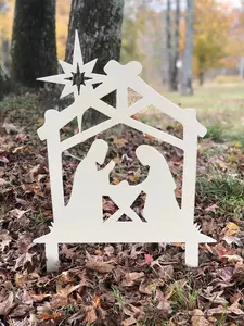 Nativity Metal Yard Sign, Nativity Set, Nativity Scene, Manger Scene, Outdoor Christmas Decor, Christmas Yard Decor, Christian Christmas