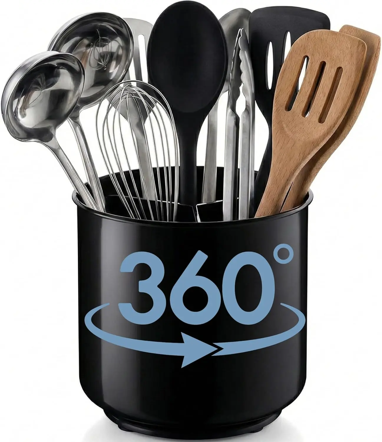 Rotating Utensil Holder — Plastic Rotating Utensil Holder — Plastic