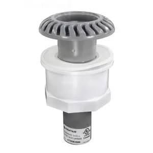 212 MAIN Gray Fiberglass Pool Niche, Easy Setup, Compatible with Globrite Aquatic Fitness Equipment