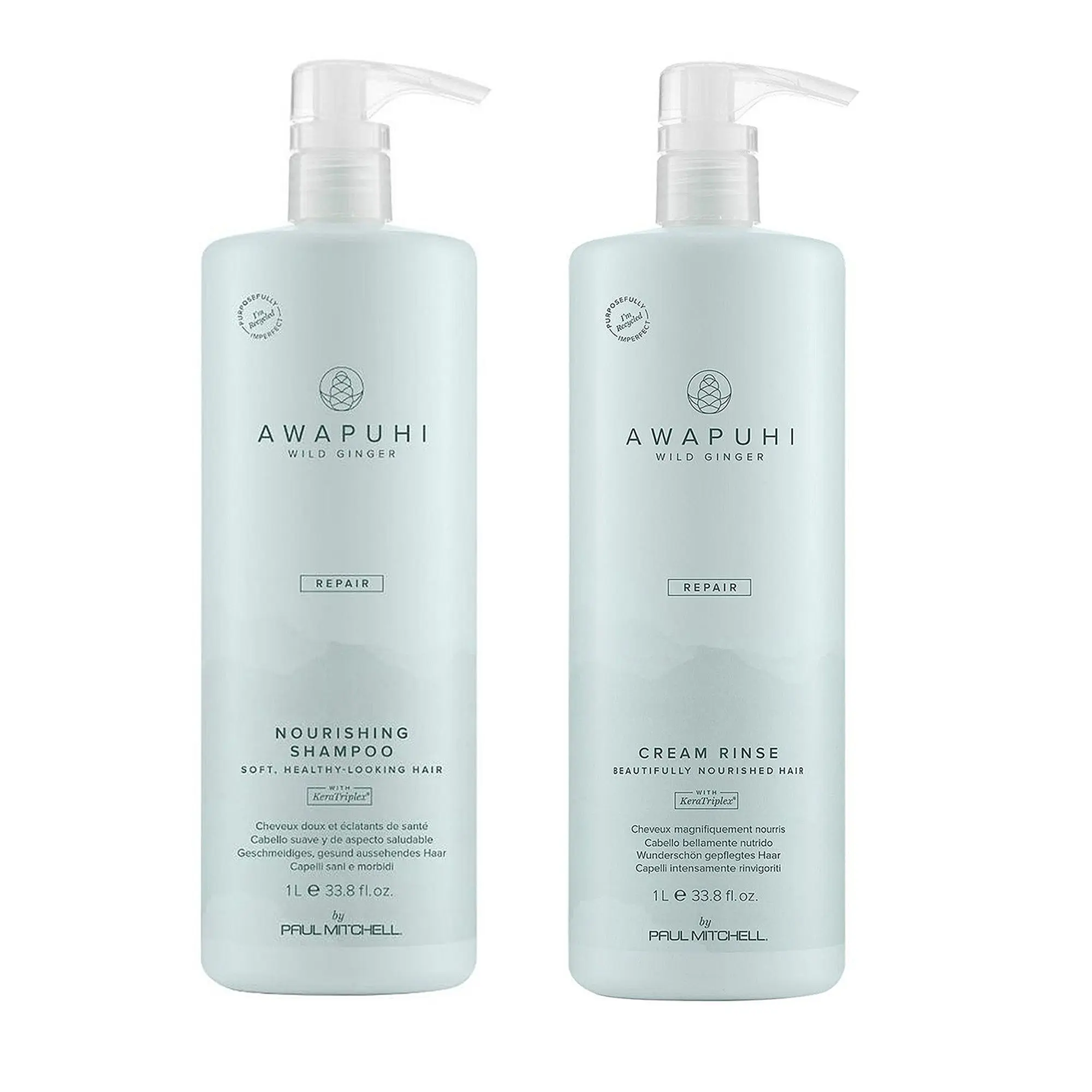 Paul Mitchell Awapuhi Wild Ginger Repair Nourishing Shampoo and Cream Rinse Liter Duo ($130.50 Value) Paul Mitchell Awapuhi Wild Ginger Repair Nourishing Shampoo and Cream Rinse Liter Duo ($130.50 Value)