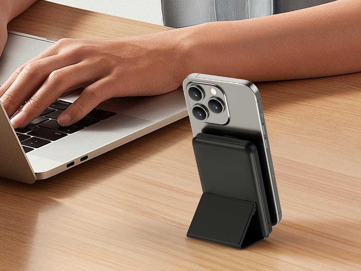 Podoru 10000mAh Wireless Charger, for MagSafe Magnetic Fast Charging Power Bank with Foldable Stand and USB-C Cable, for iPhone 17/16/15/14/13/12 Series