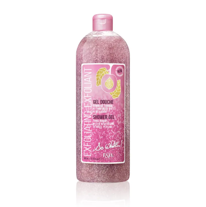 So White Exfoliating Shower Gel With Tonic Scrub 940ml
