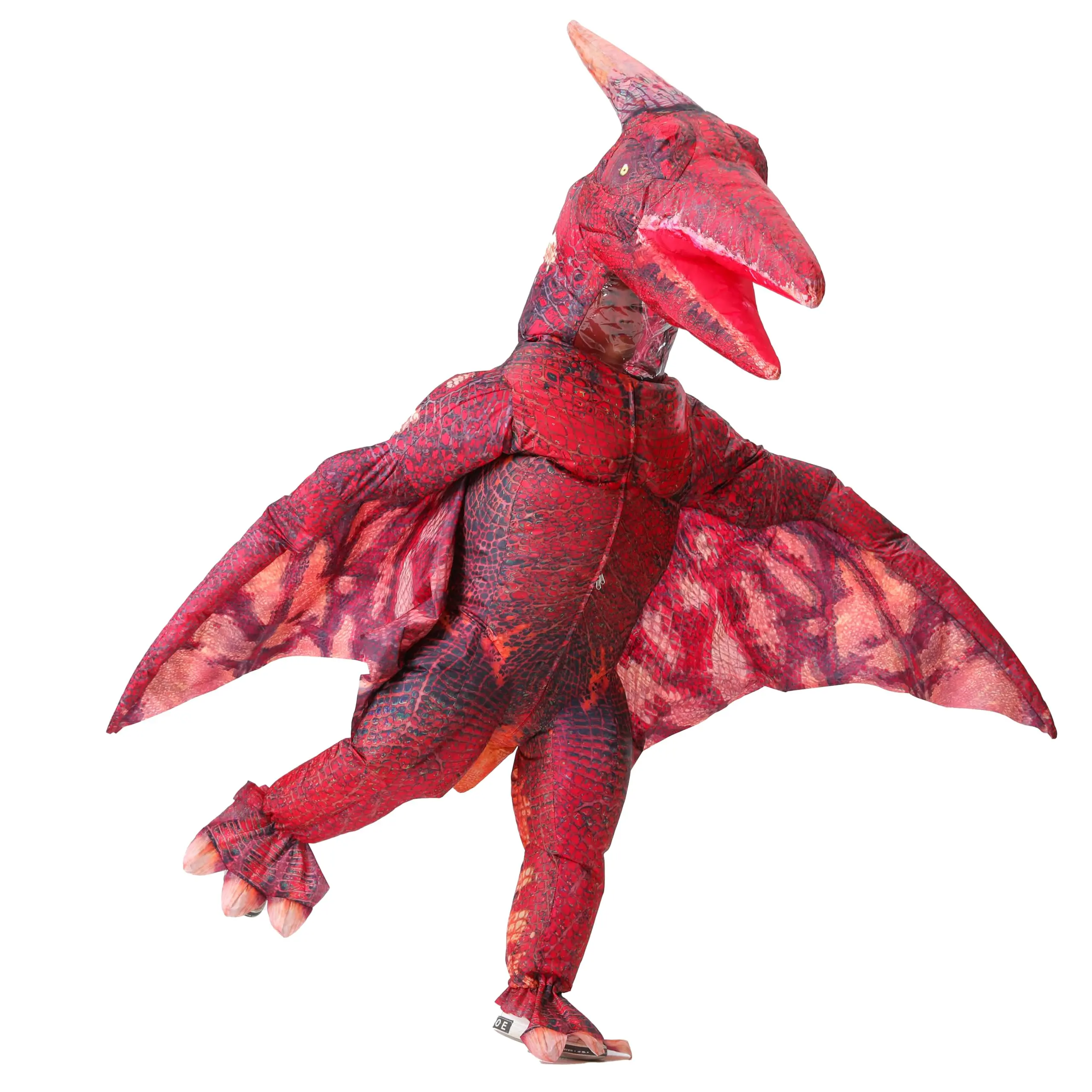 Dinosaur Inflatable Costume Adult Dino Pterodactyl Costume Suit Blow up dinosaur Costume for Halloween Cosplay Party