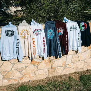 Lazy J Ranch Wear Men's & Women's Graphic Hoodies - Premium Western Lifestyle Pullover Sweatshirts with Iconic Branding, Long Sleeve Casual Ranch Apparel - Comfortable Heavyweight Hooded Tops for All