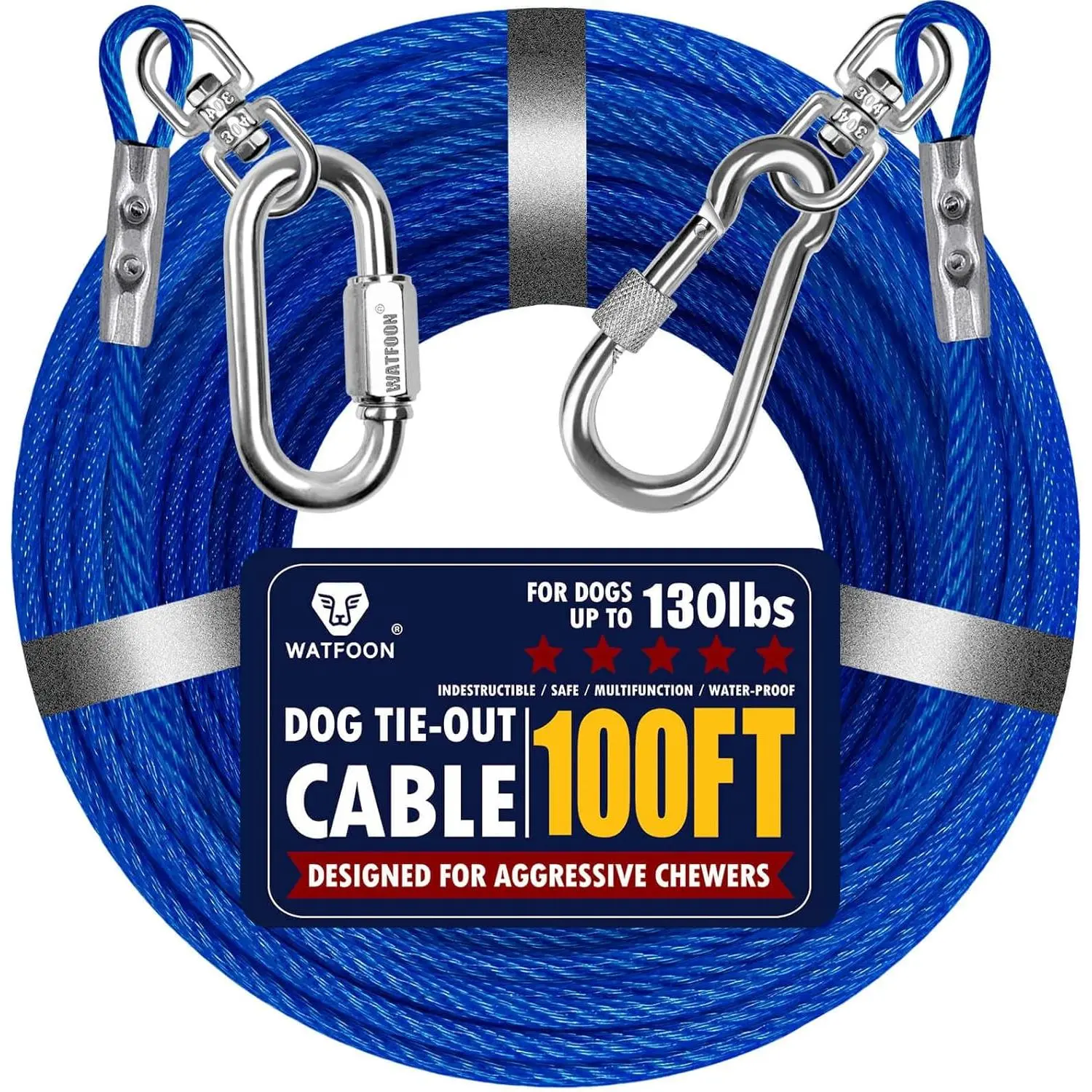 100ft Blue