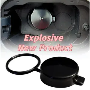 2.375 Inch ID Fuel Cap Kit with Mounting Bracket, Dirt-Proof, Waterproof, Dustproof Cover, Funnel Set for Gmc, Chevrolet, Buick, Cadillac