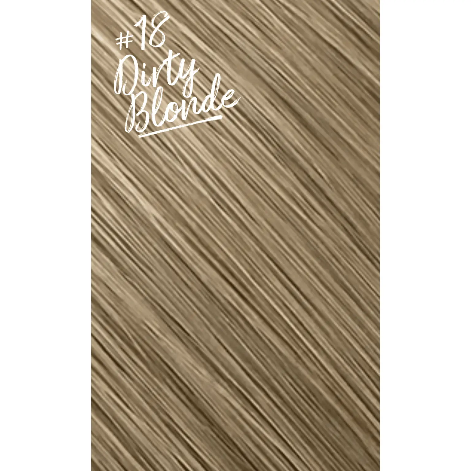 #18 Dirty Blonde K-Tip Hair Extensions for Keratin Fusion Installation