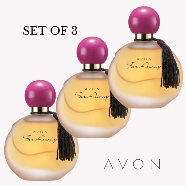 AVON Far Away Original  EDP 1.7 fl. oz Set of 3 Perfumes