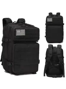 Tactical Backpack 50L Large Capacity Daily Use Bag, Men's 3-Day Assault Pack, Emergency Backpack, Hiking Tree Canopy Backpack
