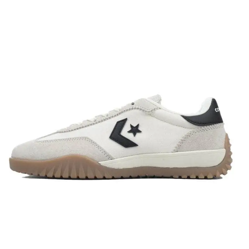 Men's CONVERSE Run Star Trainer Khaki Closed-Toe Athletic Footwear - Rubber Sole Walking Shoes, Iconic Star Chevron Logo, Durable Nylon Upper, Casual Training Sneakers