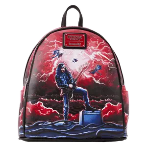Loungefly Netflix Stranger Things Eddie Munson Tribute Glow-in-the-Dark Mini Backpack