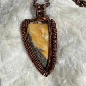 Astrostellar Bumblebee Jasper Pendant