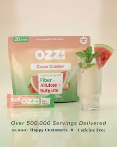 Ozzi Sugar Free Drink Mix | Allulose, Butyrate, Chromium, African Mango Seed, Konjac