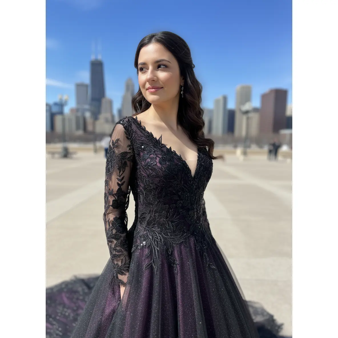 purple and black lace bridesmaid dresses Strapless Red Blue Black Purple Lace Mermaid Long Prom Dresses, Mermai
