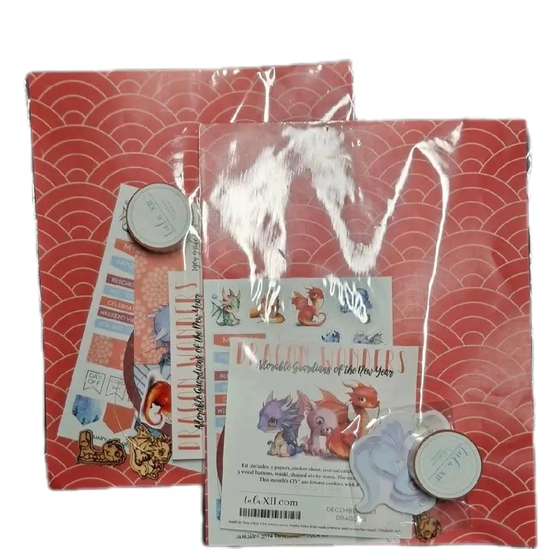 COP Kits - Assorted Craft Supplies with Colorful Designs and Envelopes for Creative Projects