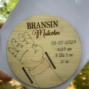 Hospital bracelet keepsake rounds