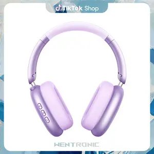 Wentronic Y01 ANC Headphones 48H Playtime,Hybrid Noise Cancelling,Hi-Res Audio,Foldable,Soft Earpads, with Mic for iOS/Android/PC