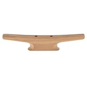 Whitecap  10 in. Whitecap Cleat for Boat, Teak