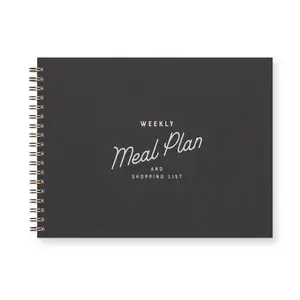 Retro Weekly Meal Planner notebook
