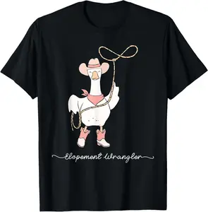 100% cotton Unisex Silly Goose ABA Elopement Wrangler RBT Behavior Therapist T-Shirt