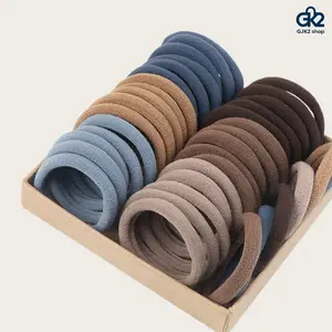 50Pcs Seamless Hair Ties, 4cm No-Damage Elastic Ponytail Holders, Durable Neutral Color Hair Bands for All Hair Types, Women & Girls Hair Accessories lace headband