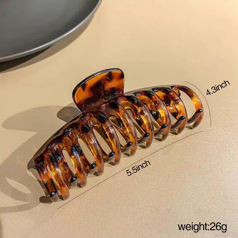 Misstoo High Quality Acrylic Non-slip Hair Clips Back Of Head Plate Hair Grab Clips Girls Hair Clips