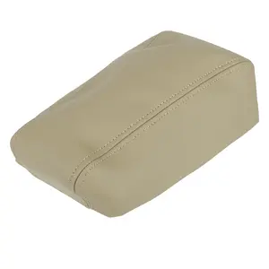 Car Center Console Lid Armrest Seat Box Cover Protector Replacement Microfiber Leather for Toyota 4Runner 1996-2002 Beige