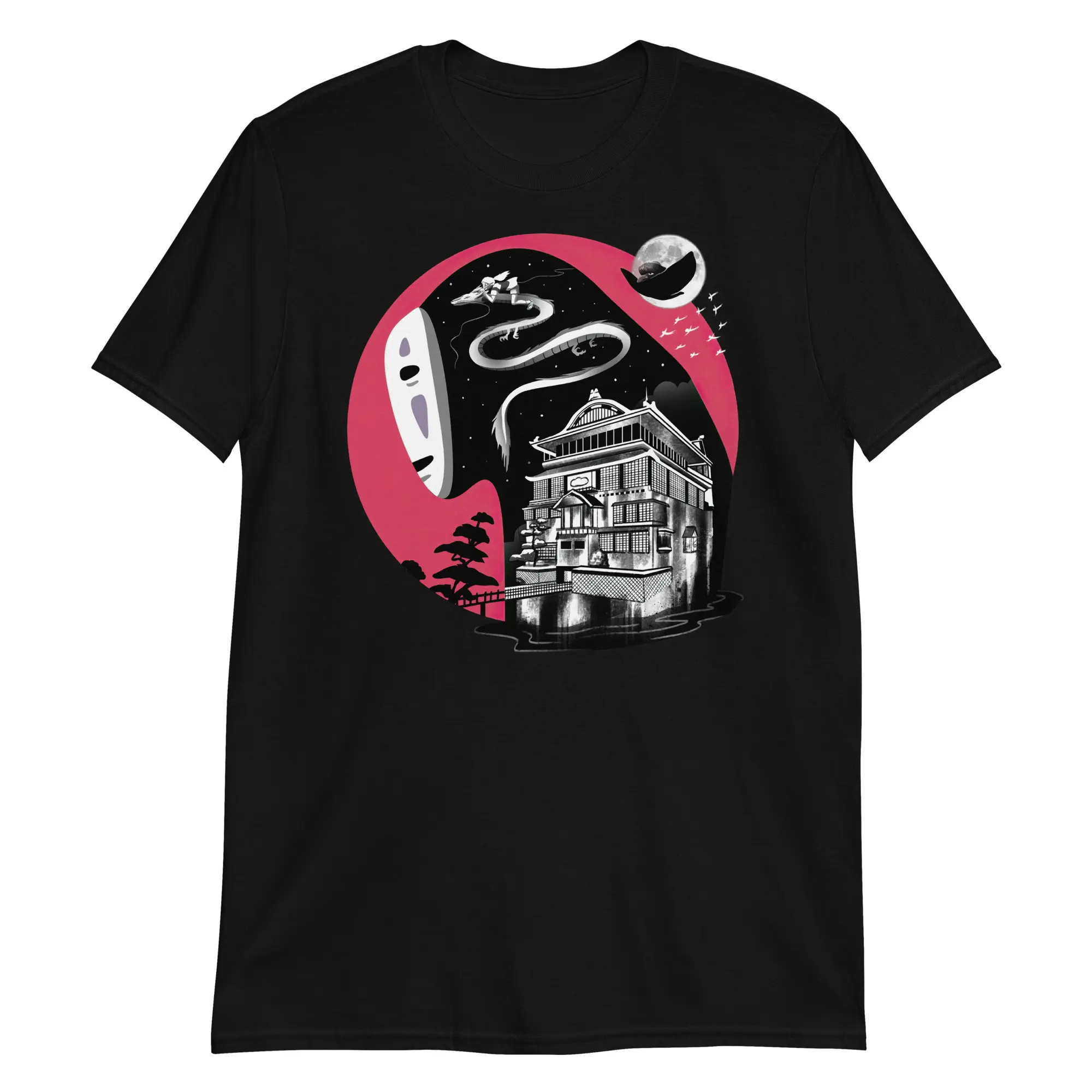 Spirited Away Kaonashi Moon T-Shirt