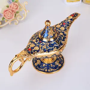Aladdin Lamp Tinware Retro European Artisan Alloy Creative Craft Decoration Russian Wishing Lamp