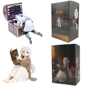 Frieren Beyond Journey's End Frieren Treasure Box Sitting Posture Figures Collection Figures Model Toys Monster Anime Figure Toy