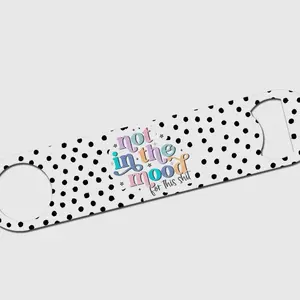 Stainless Steel 'Not in the Mood Bottle Opener Bartenders Bar Key
