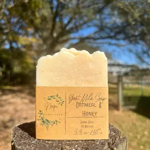 Oatmeal & Honey Goat Milk Soap