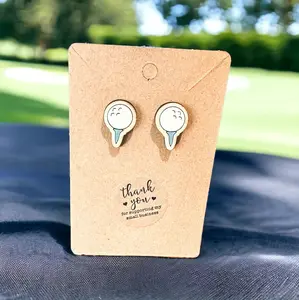 Golf Ball Earrings