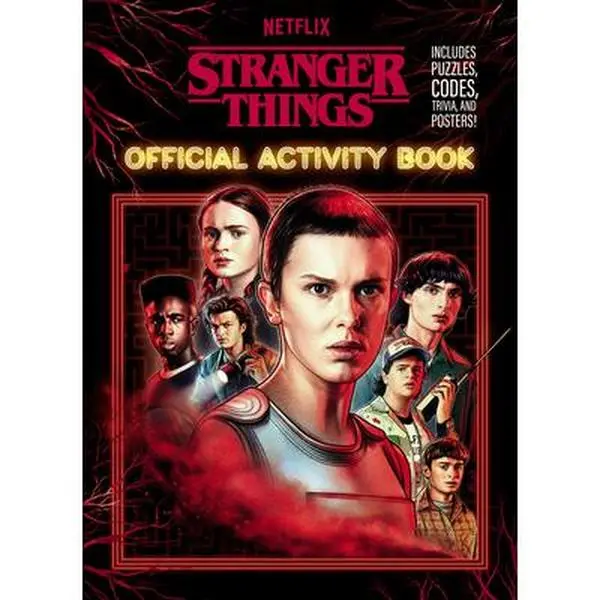 Stranger Things Official Activity Book with Puzzles, Hawkins Themed Content & Codes - Random House, Paperback