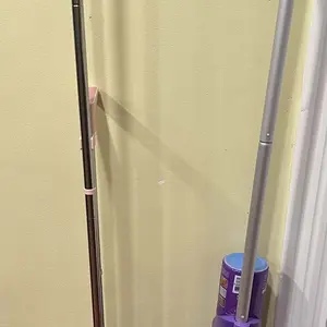 KZKR Pink Broom and Dustpan Set – Built-in Comb Teeth to Remove Hair, Ergonomic Indoor & Outdoor Sweeping Kit   Adjustable Household Cleaning Tool bedroom broom