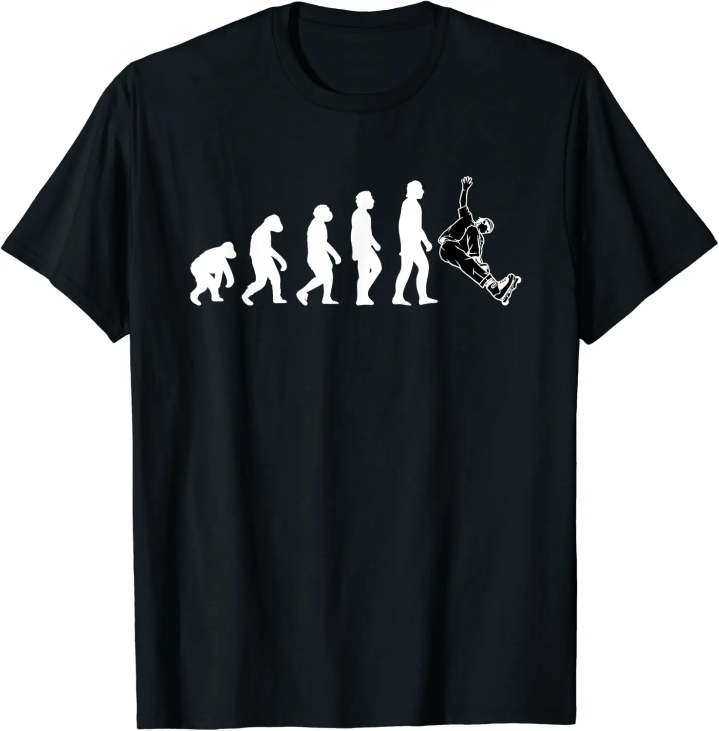 Evolution Of Man To Rollerblading - Funny Skating T-Shirt - Ananavar Shop ZTUB0935QQTQW