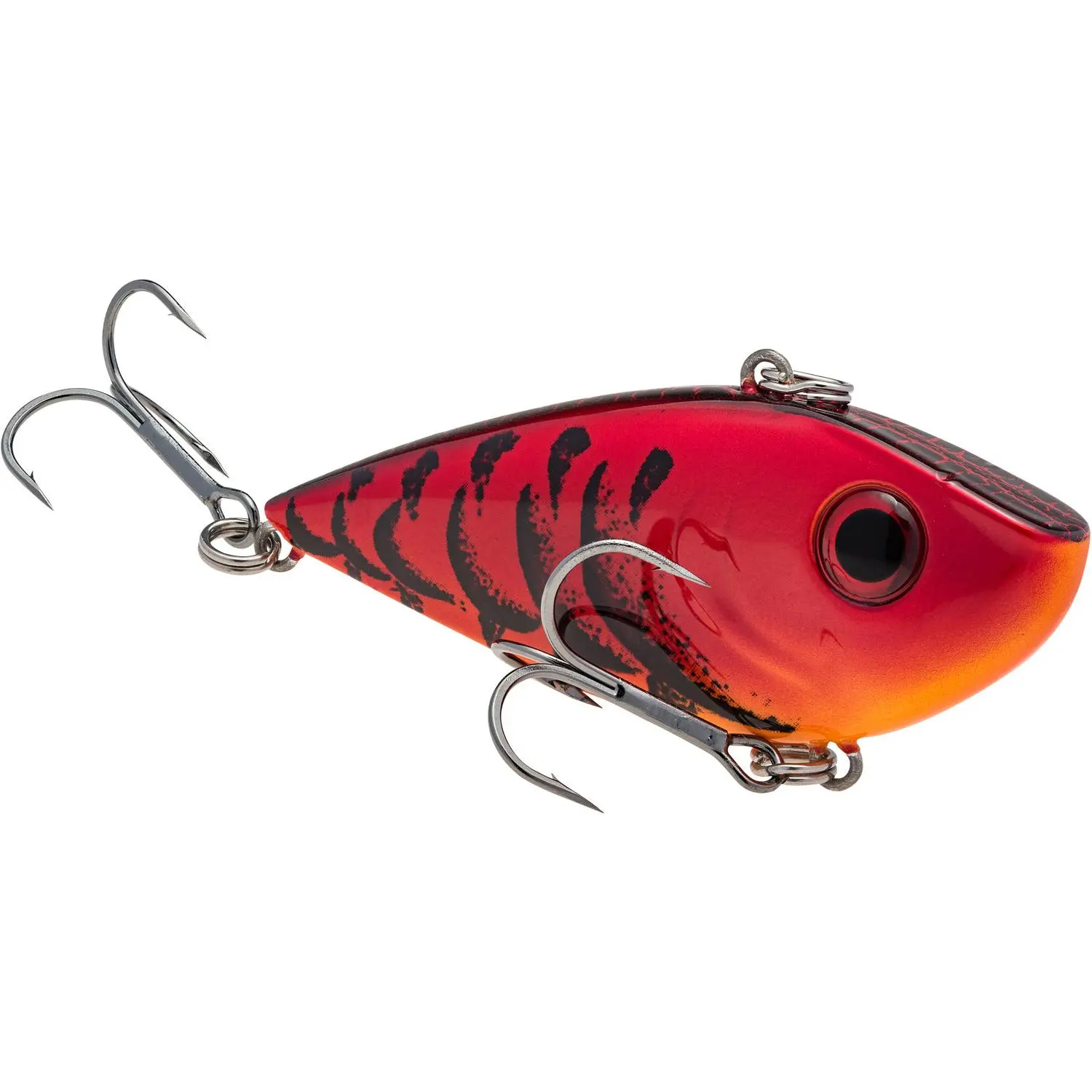 Red Eyed Shad Lipless Crankbait, 2.5-in 1/2-oz Flat-Sided Artificial Fishing Lure with Vibrating Action and Internal Rattles for Bass, Artificial Fishing Lures