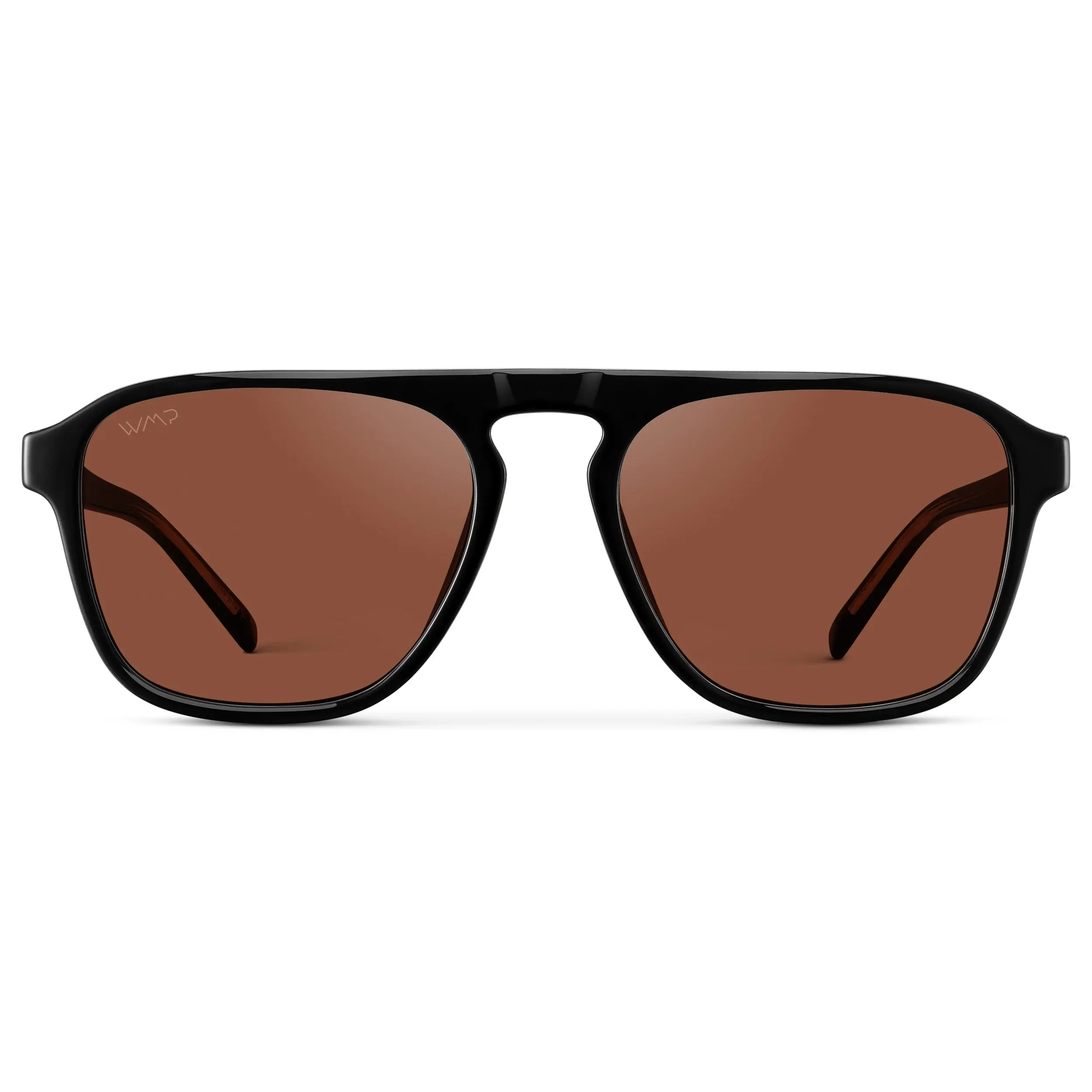 Emerson - Unisex Non-Polarized Modern Rectangular Aviator Tinted Sunglasses
