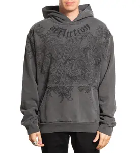 Affliction Men's Pullover Hoodie Angels