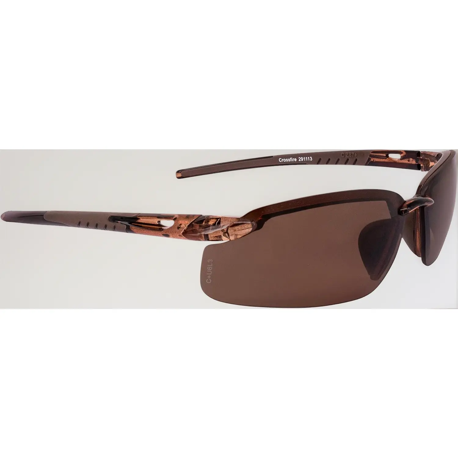 Men's Sleek Polarized Safety Glasses - 1 Count (Pack of 1), Ultralight Polycarbonate Frame, Scratch-Resistant Anti-Fog Coating Lenses, 99.9% UVA/UVB UV400 Protection, 100% Visually Correct, ANSI Z87 Certified for Work, Outdoor Wear, One Size, Performance