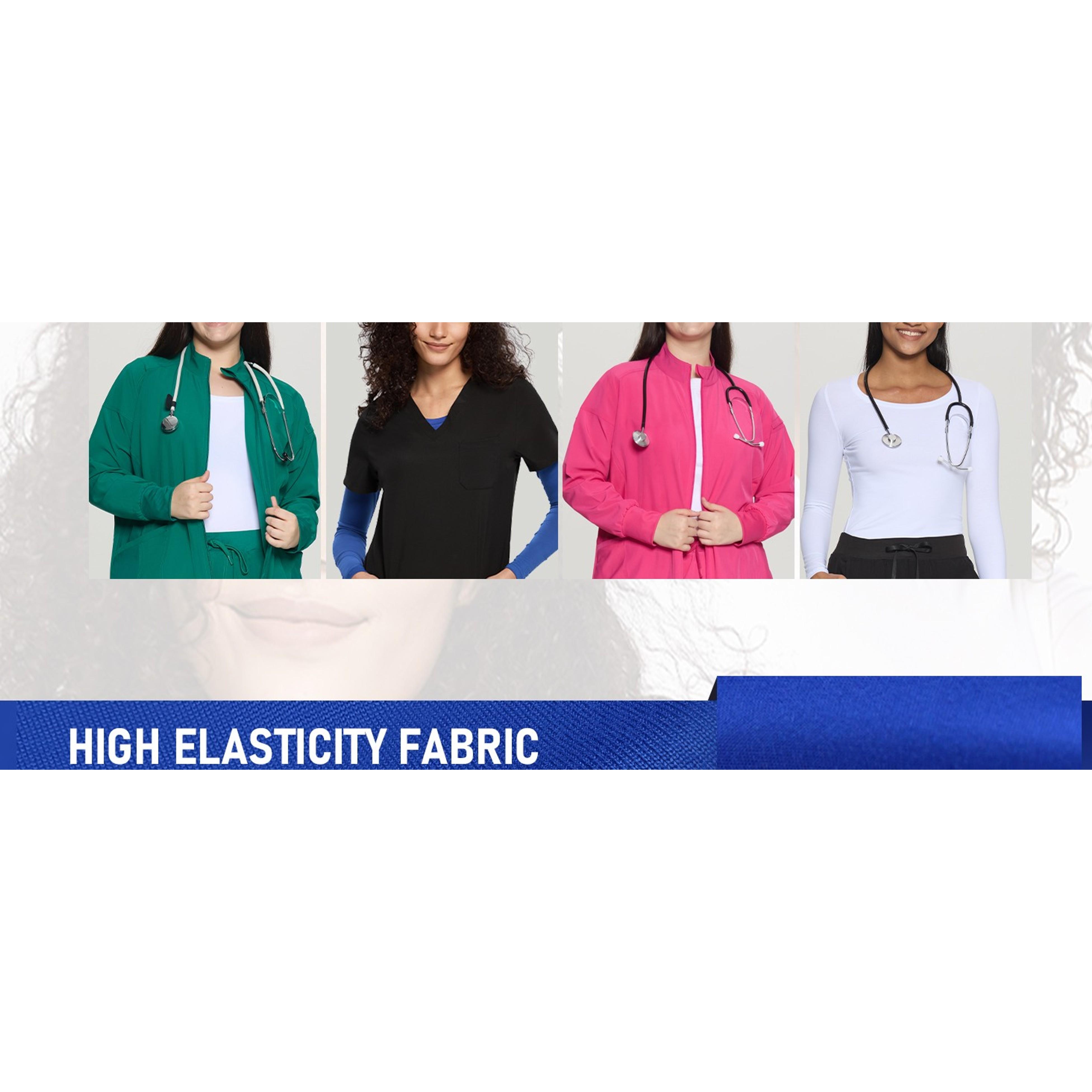 Women's Long Sleeve Underscrub Shirt, Crew Neck Scrubs Undershirt(Gift)