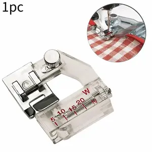 Sewing Machine Accessories Diy Sewing Sewing Machine Presser Foot Snap on For Brother Janome Adjustable Bias Tape Bindin