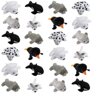 4" Mini Arctic Friends Bean Bag Stuffed Animal Assortment - 24 Pc.