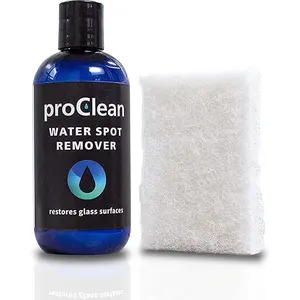 ProClean Hard Water Spot Remover - For Glass, Metal & More - Includes Applicator Pad - Water Stain Remover Kit - Use on  Window or Shower Door