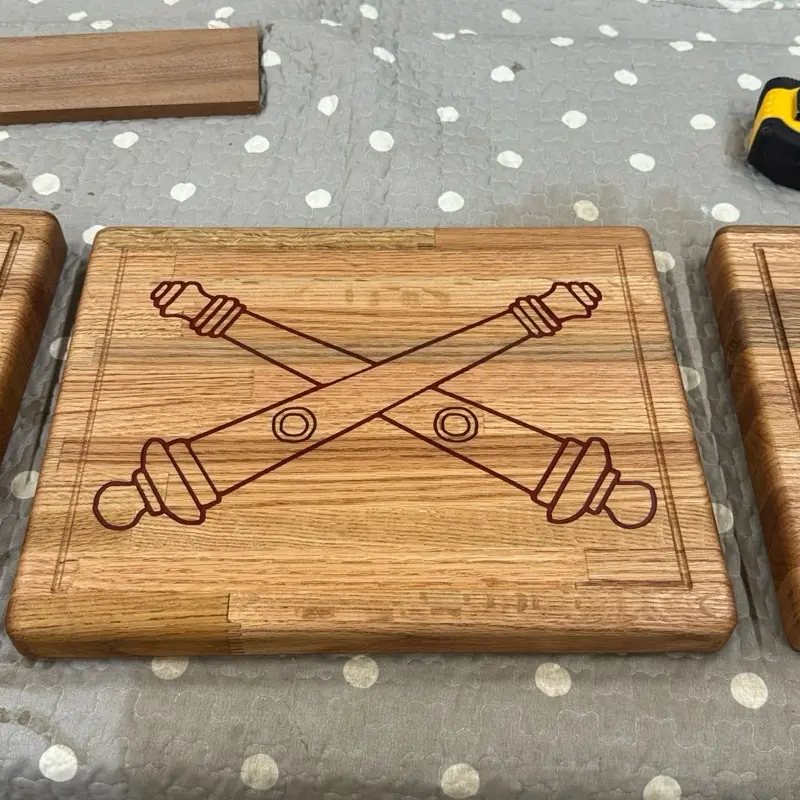 Custom Cutting Board with Unique Design - Wooden Cutting Surface for Personal Use