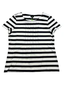 Top Ss By Talbots In Striped Pattern, Size:Lp