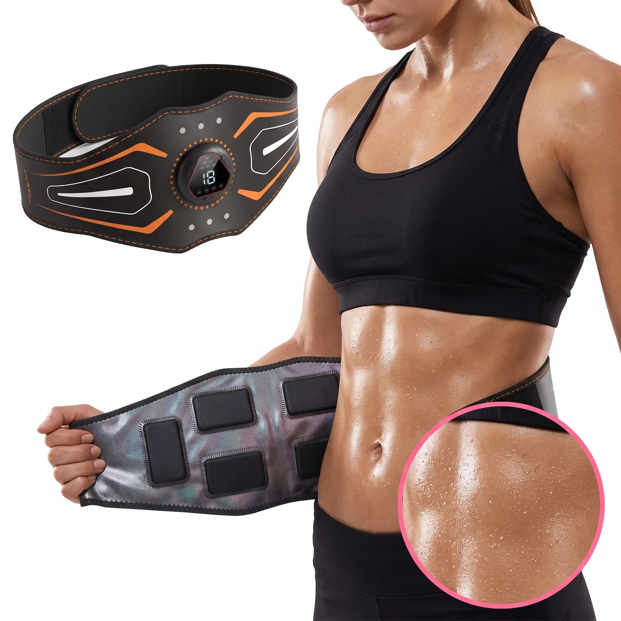 2026 New Abdominal & Arm Strength Training Device: 6 modes, 18 intensity levels; a powerful assistive tool for abdominal muscle training and arm/abdominal muscle contraction and relaxation.