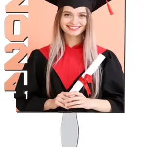 Custom Grad Fans | class of 2024 Graduation Fans Party Decor | Add Name Photo